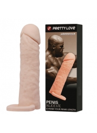 Удлиняющая насадка Medium с подхватом мошонки - 16 см. - Baile - в Подольске купить с доставкой