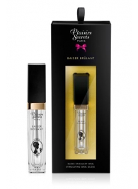 Стимулирующий блеск для губ Baiser Brulant Gloss Plaisirs Secrets - 7 мл. - Plaisir Secret - купить с доставкой в Подольске
