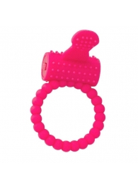Розовое силиконовое виброкольцо A-toys - A-toys - в Подольске купить с доставкой