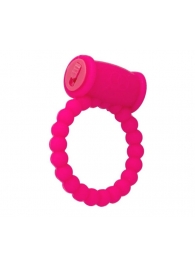 Розовое виброкольцо на пенис A-toys из силикона - A-toys - в Подольске купить с доставкой