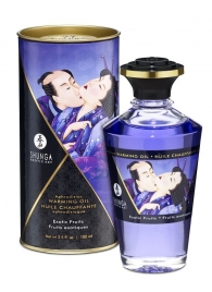 Массажное интимное масло с ароматом экзотических фруктов - 100 мл. - Shunga - купить с доставкой в Подольске