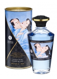 Массажное интимное масло с ароматом кокоса - 100 мл. - Shunga - купить с доставкой в Подольске