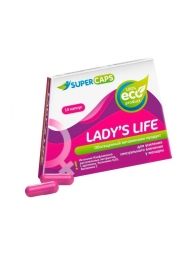 Возбуждающие капсулы Ladys Life - 14 капсул (0,35 гр.) - SuperCaps - купить с доставкой в Подольске