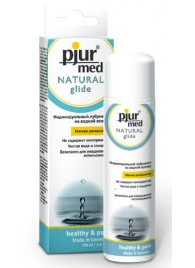 Нейтральный лубрикант на водной основе pjur MED Natural glide - 100 мл. - Pjur - купить с доставкой в Подольске