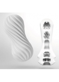 Мастурбатор FLEX Silky White с мягким рельефом - Tenga - в Подольске купить с доставкой