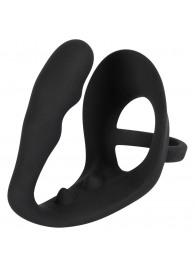 Эрекционное кольцо с подхватом мошонки и анальным отростком для воздействия на простату - Orion - в Подольске купить с доставкой