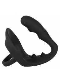 Эрекционное кольцо с подхватом мошонки и анальным отростком для воздействия на простату - Orion - в Подольске купить с доставкой