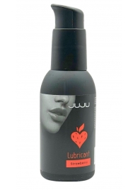 Съедобный лубрикант JUJU с ароматом клубники - 100 мл. - JuJu - купить с доставкой в Подольске