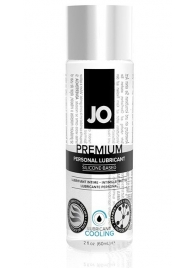 Охлаждающий лубрикант на силиконовой основе JO Personal Premium Lubricant Cooling - 60 мл. - System JO - купить с доставкой в Подольске