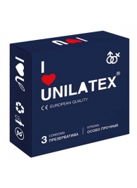 Ультрапрочные презервативы Unilatex Extra Strong - 3 шт. - Unilatex - купить с доставкой в Подольске