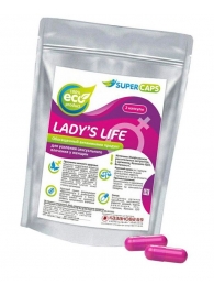 Возбуждающие капсулы Ladys Life - 2 капсулы (0,35 гр.) - SuperCaps - купить с доставкой в Подольске