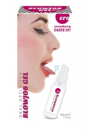 Увлажняющий гель для орального секса с ароматом клубники - 50 мл. - Ero - купить с доставкой в Подольске