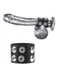 Ремень на член и мошонку 1.5  Cock Ring With Ball Strap - BlueLine - купить с доставкой в Подольске