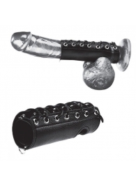 Сбруя на член на шнуровке 5  Cock Sheath - BlueLine - купить с доставкой в Подольске