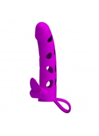 Насадка с закрытой головкой и виброэлементом для клиторального массажа - Baile - в Подольске купить с доставкой