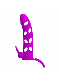 Насадка с закрытой головкой и виброэлементом для клиторального массажа - Baile - в Подольске купить с доставкой