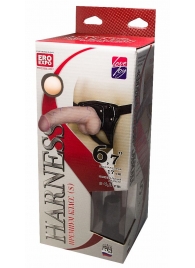 Универсальный пояс премиум класса (S) с 2 насадками - LOVETOY (А-Полимер) - купить с доставкой в Подольске