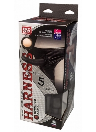 Трусики харнесс премиум класса с 2 насадками WOMAN CUBA - LOVETOY (А-Полимер) - купить с доставкой в Подольске