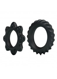 Набор ребристых эрекционных колец Ring Flowering - Baile - в Подольске купить с доставкой