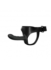 Страпон на эластичных ремнях Ultra Harness Karin Dildo - 16,8 см. - Baile - купить с доставкой в Подольске