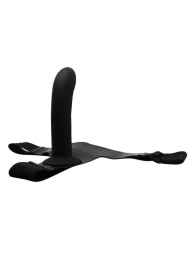 Страпон на эластичных ремнях Ultra Harness Karin Dildo - 16,8 см. - Baile - купить с доставкой в Подольске