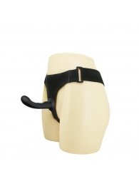 Страпон с изогнутой головкой Ultra Harness Curvy Dildo - 15,8 см. - Baile - купить с доставкой в Подольске