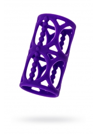 Фиолетовая насадка-сетка на член - A-toys - в Подольске купить с доставкой