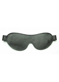 Маска на глаза из гладкой кожи - БДСМ Арсенал - купить с доставкой в Подольске