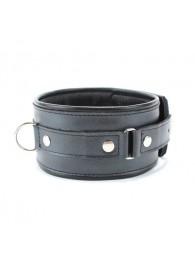 Ошейник из гладкой кожи - БДСМ Арсенал - купить с доставкой в Подольске