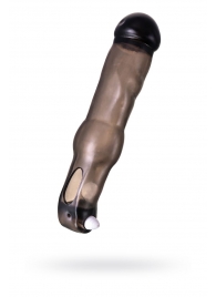 Закрытая фаллическая насадка на пенис с кольцом для фиксации  вибропулей - ToyFa - в Подольске купить с доставкой