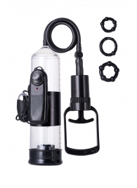 Вакуумная помпа A-toys с вибропулей и эрекционными кольцами - A-toys - в Подольске купить с доставкой