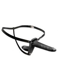 Женский страпон с вагинальной пробкой Double Penetrix Strap-on - 15 см. - Pipedream - купить с доставкой в Подольске