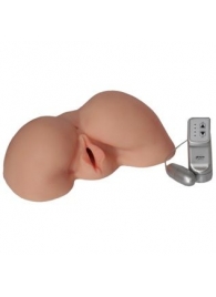 Телесная вибровагина из киберкожи с выносным пультом - LOVETOY (А-Полимер) - в Подольске купить с доставкой
