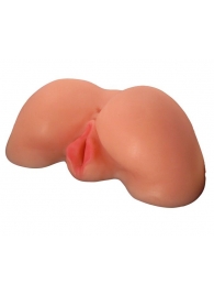 Телесная вибровагина из киберкожи с выносным пультом - LOVETOY (А-Полимер) - в Подольске купить с доставкой