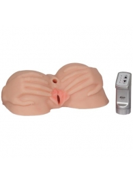 Вагина с виброяйцом на выносным пульте управления вибрацией - LOVETOY (А-Полимер) - в Подольске купить с доставкой