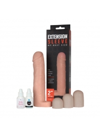 Насадка-удлинитель Extension sleeve с подхватом мошонки - 19 см. - Sitabella - в Подольске купить с доставкой