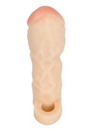 Закрытая удлиняющая насадка на пенис с подхватом мошонки T B Extension - Orion - в Подольске купить с доставкой