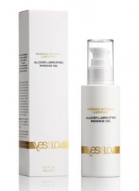 Массажный гель-смазка на силиконовой основе Allover Massage Gel - 100 мл. - YESforLOV - купить с доставкой в Подольске