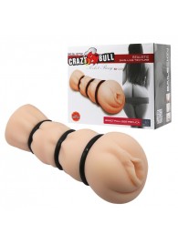 Мастурбатор-вагина с уплотняющими кольцами Baile Crazy Bull - Baile - в Подольске купить с доставкой