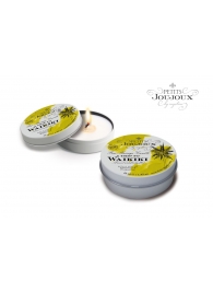 Массажная свеча Petits Joujoux Waikiki Beach с ароматом кокоса и ананаса - 33 гр. - MyStim - купить с доставкой в Подольске