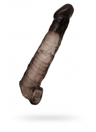 Чёрная насадка на пенис - 22,5 см. - ToyFa - в Подольске купить с доставкой