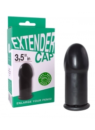 Чёрный латексный удлинитель пениса 3.5 in - Sitabella - в Подольске купить с доставкой