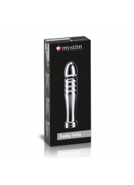 Ребристый фаллоимитатор для электростимуляции Funky Fella Rill Dildo - 13 см. - MyStim - купить с доставкой в Подольске