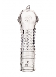 Прозрачная закрытая насадка на пенис TOYFA A-Toys - 14,7 см. - A-toys - в Подольске купить с доставкой