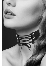 Оригинальный ошейник-чокер со шнуровкой - Bijoux Pour Toi - купить с доставкой в Подольске