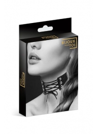 Оригинальный ошейник-чокер со шнуровкой - Bijoux Pour Toi - купить с доставкой в Подольске