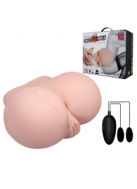 Вагина и анус с вибрацией CrazyBull Vagina and Ass - Baile - в Подольске купить с доставкой