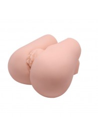 Реалистичный мастурбатор с вибрацией и двумя тоннелями - вагиной и анусом - Baile - в Подольске купить с доставкой