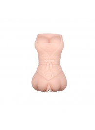 Мастурбатор-вагина с эффектом смазки в виде женской фигурки - Baile - в Подольске купить с доставкой