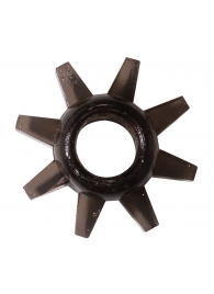 Чёрное эрекционное кольцо Rings Cogweel - Lola Games - в Подольске купить с доставкой